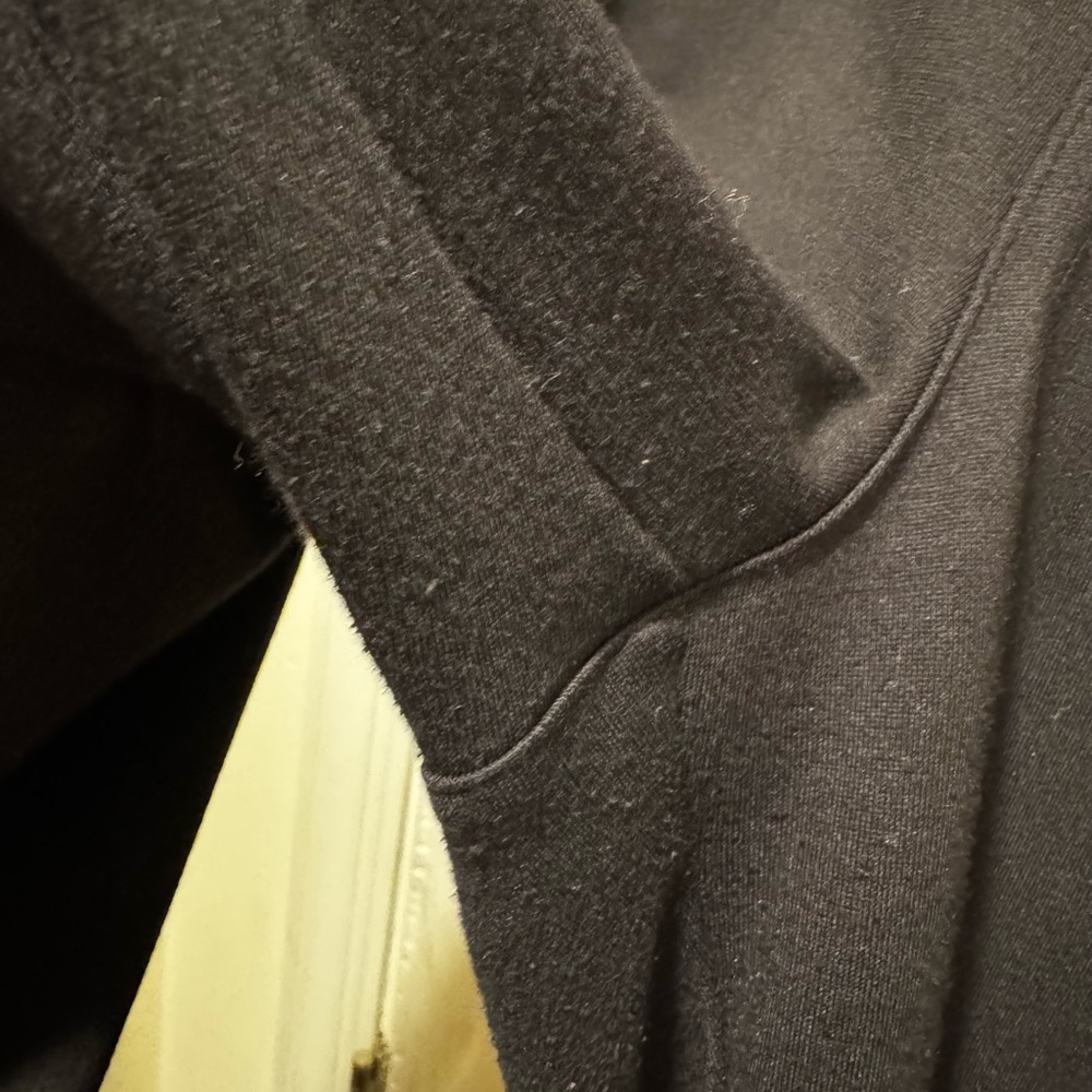 CABI Black Tie Trousers, Black, Ponte Knit, size 14, EUC, GORGEOUS! - Picture 13 of 16